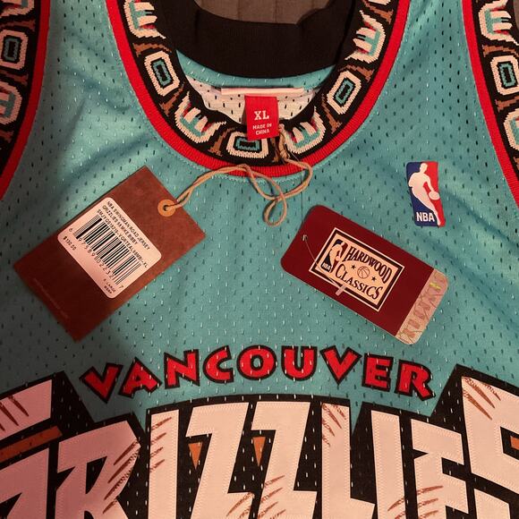 Mitchell & Ness 1998 Vancouver Grizzlies Basketball Jersey Men XL Mike Bibby NWT - Picture 3 of 5